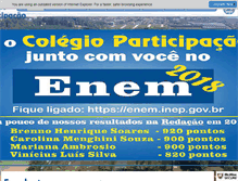 Tablet Screenshot of colegioparticipacao.com.br